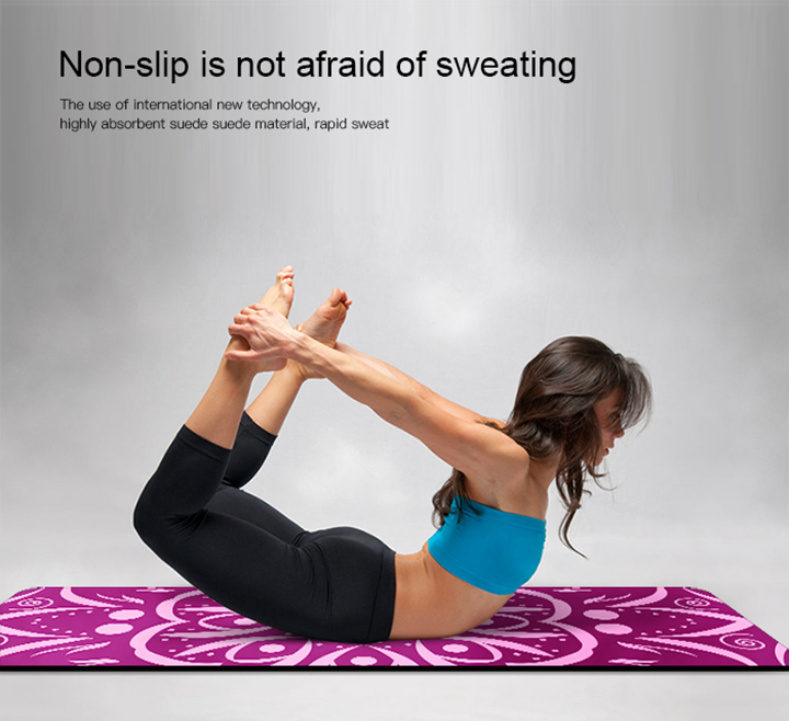 tapetes de ioga de camurça personalizados